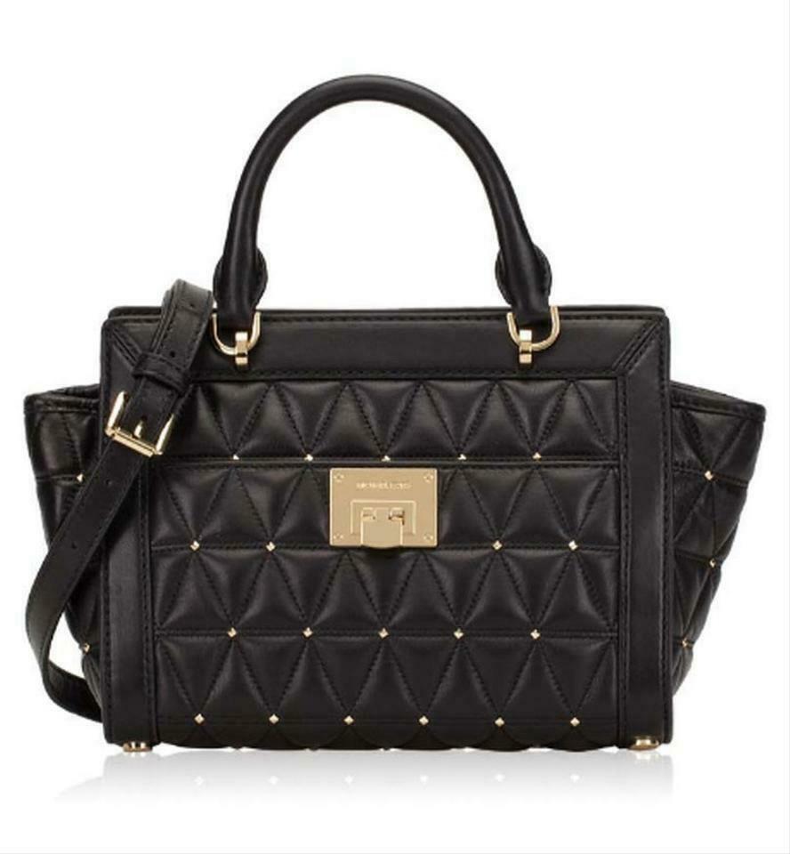 

Michael Kors Vivianne Messenger Shoulder Bag Quilted Stud Leather Tina NWT