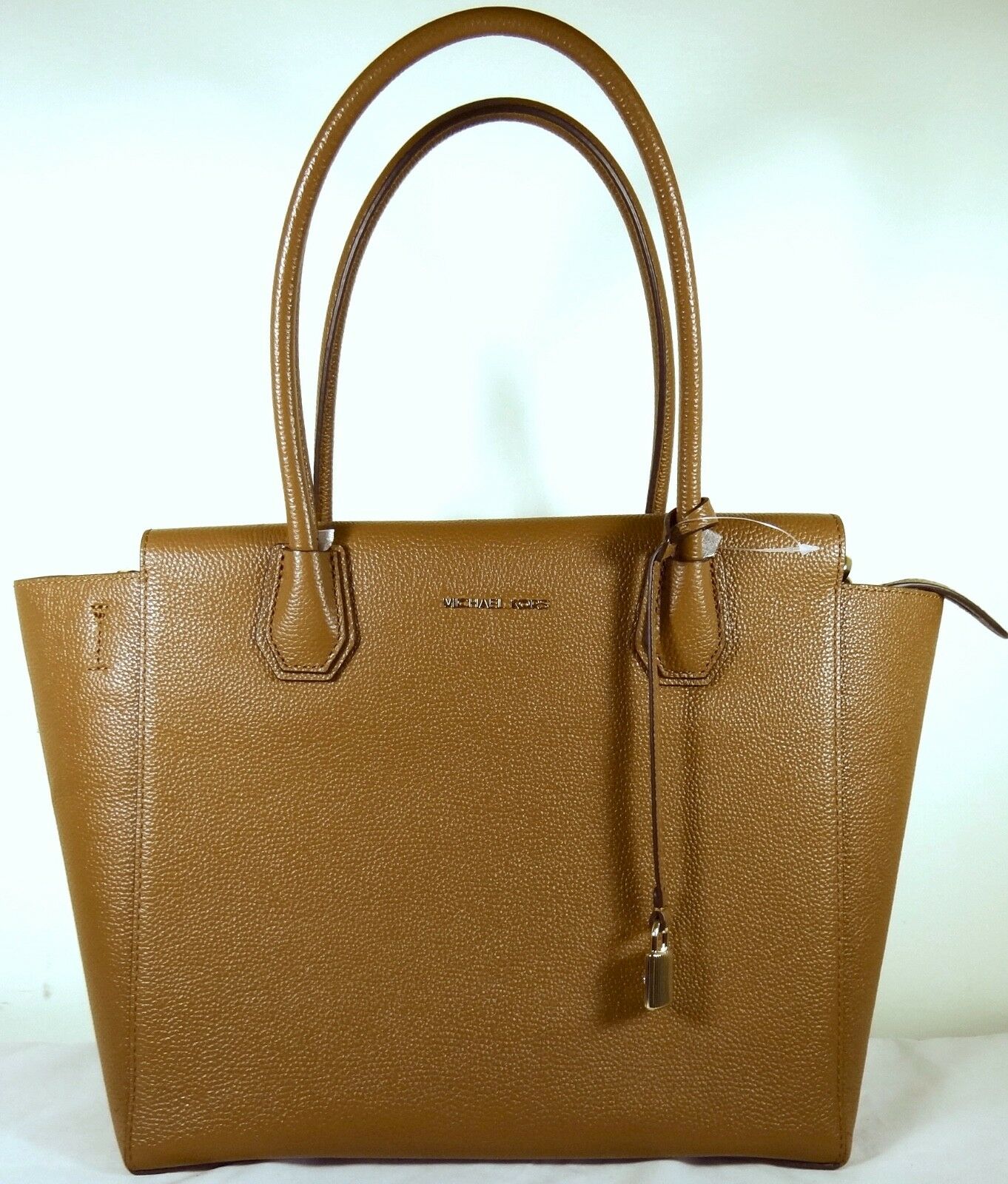 

Michael Michael Kors Mercer Luggage Leather Large Satchel Bag