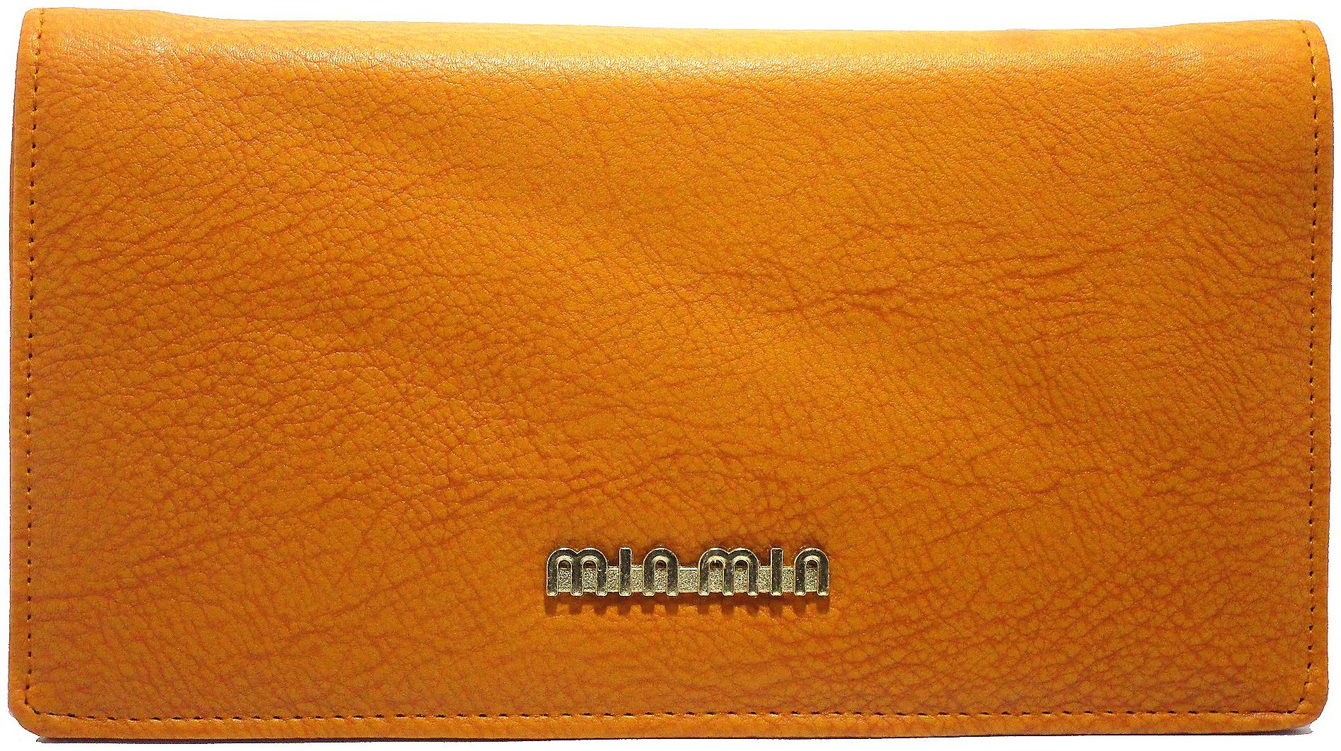 

Morgencrafts MinMin Casual Clutch PU Leather Tan Color