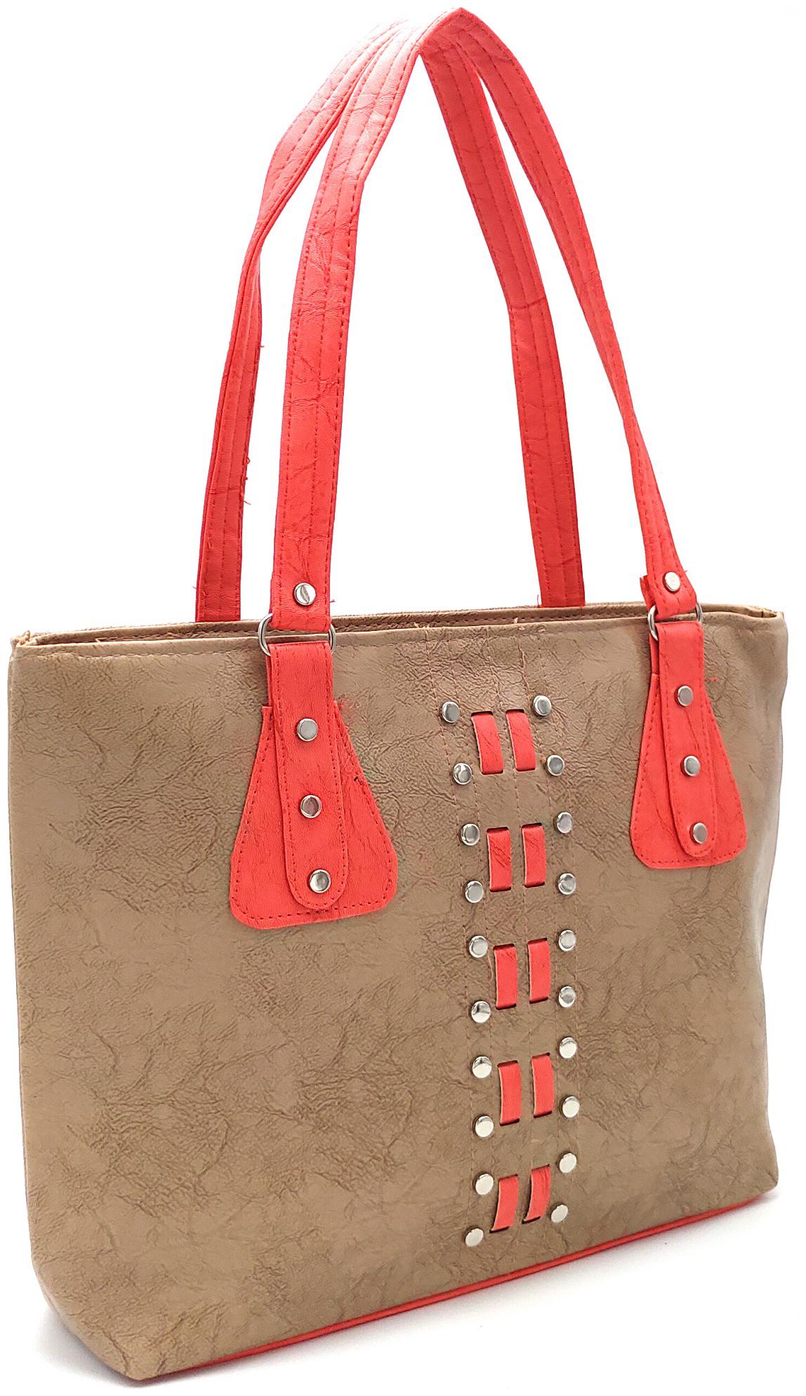 

MORGENCRAFTS Beige PU Shoulder Bag