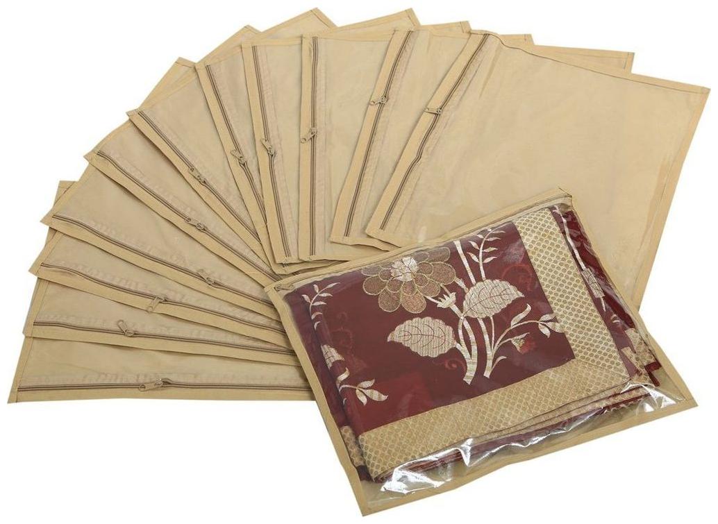 

Motherland Regular Single Saree Covers (Set of 12)