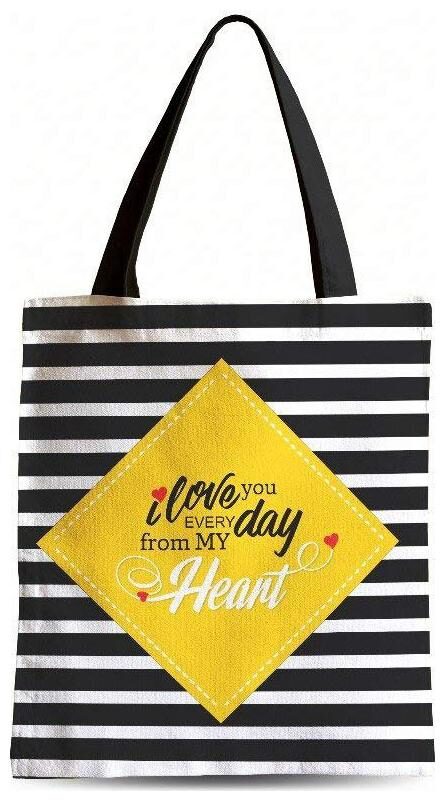 

Techbyte Women Striped Canvas - Tote Bag Multi