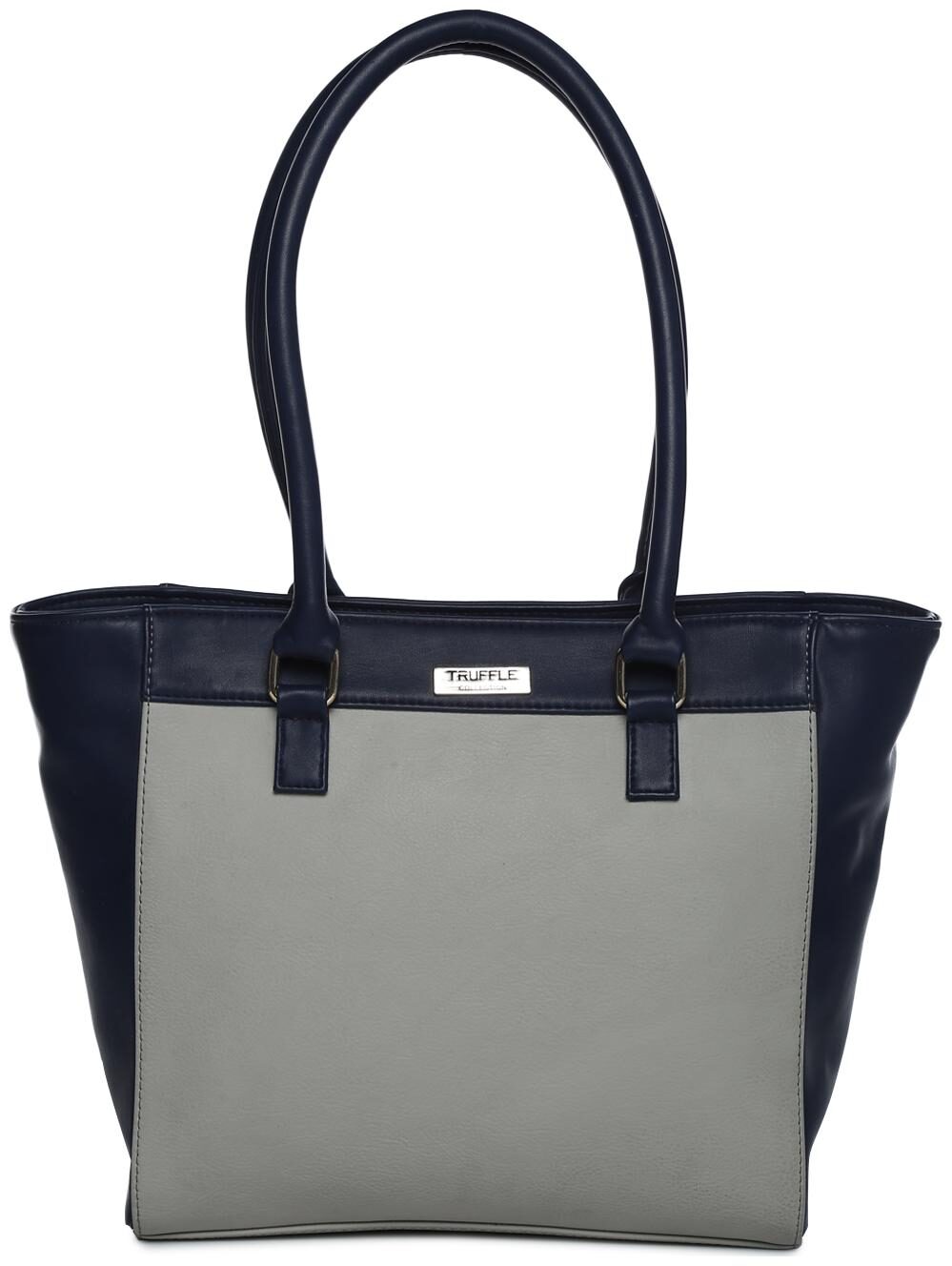 

Truffle Collection Blue Faux Leather Handheld Bag