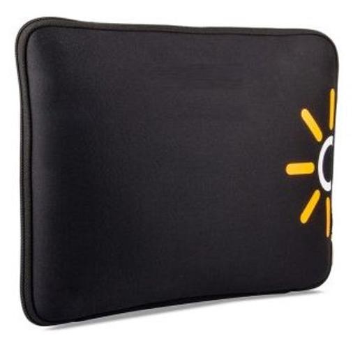

Neoprene Material Reversible Slim Soft Carry Bag Pouch For 14 Inch laptop notebook - Black Pattern