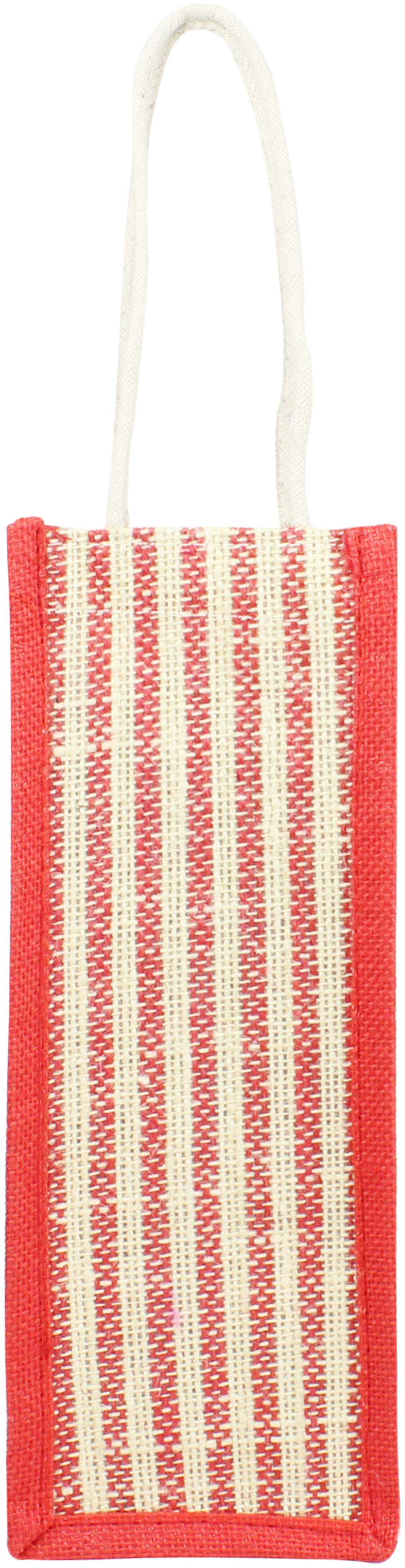 

Neska Moda Unisex Solid Jute - Tote Bag Red