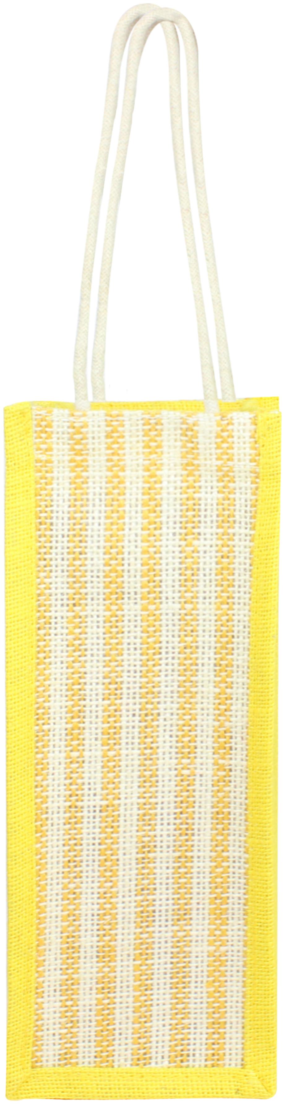 

Neska Moda Unisex Solid Jute - Tote Bag Yellow