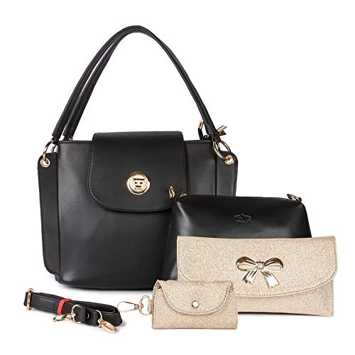 

Nevis Black PU Handheld Bag
