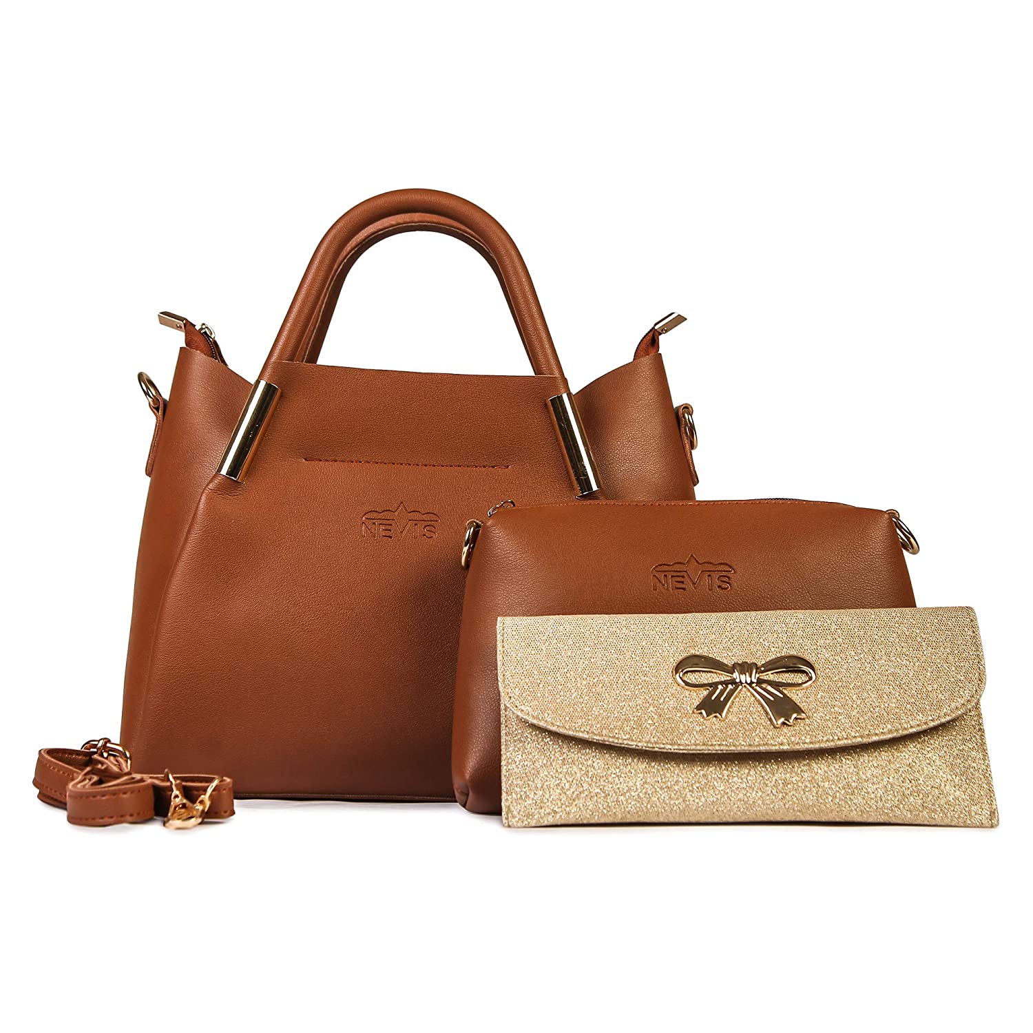 

Nevis Tan PU Handheld Bag