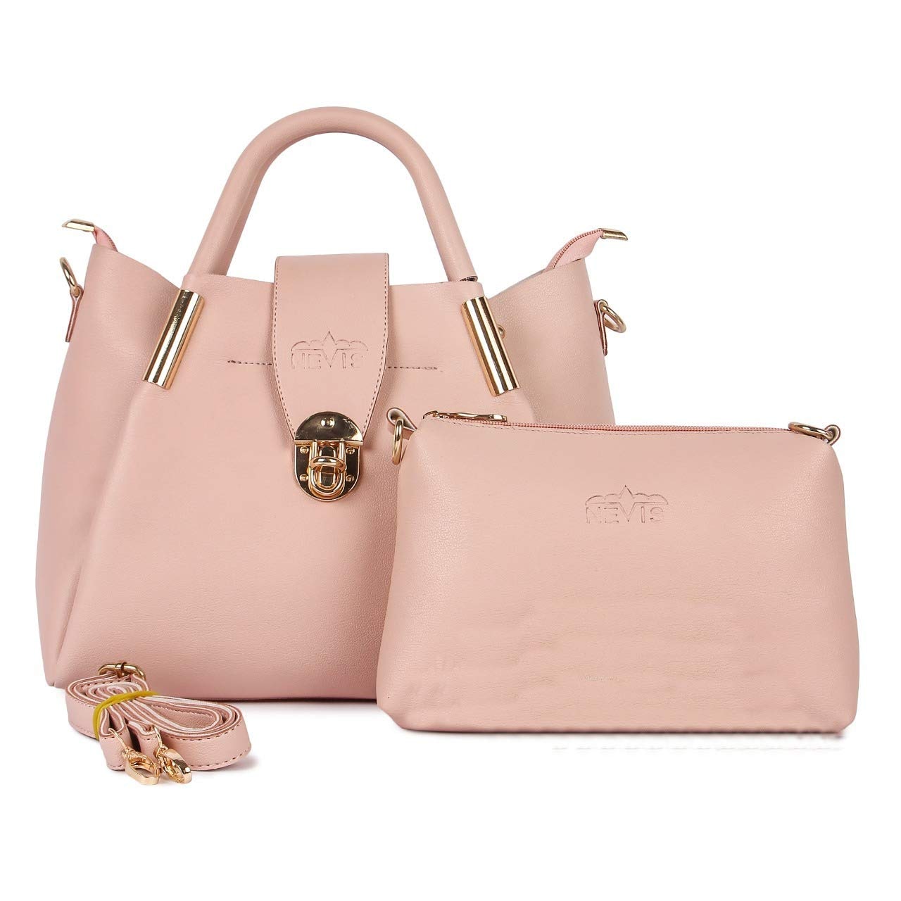 

Nevis Pink PU Handheld Bag