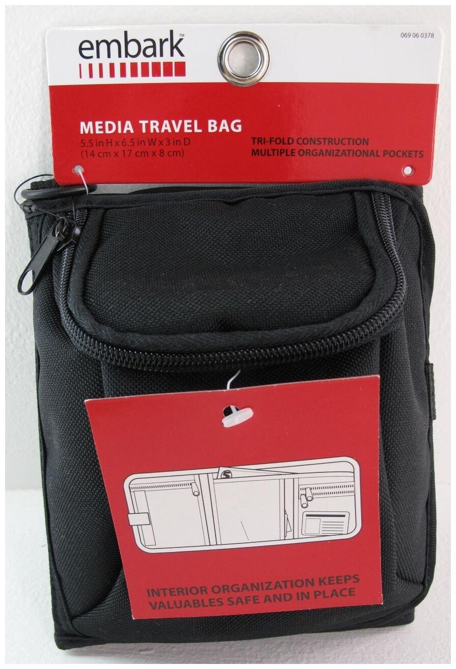 

New Embark Media Travel Bag Black