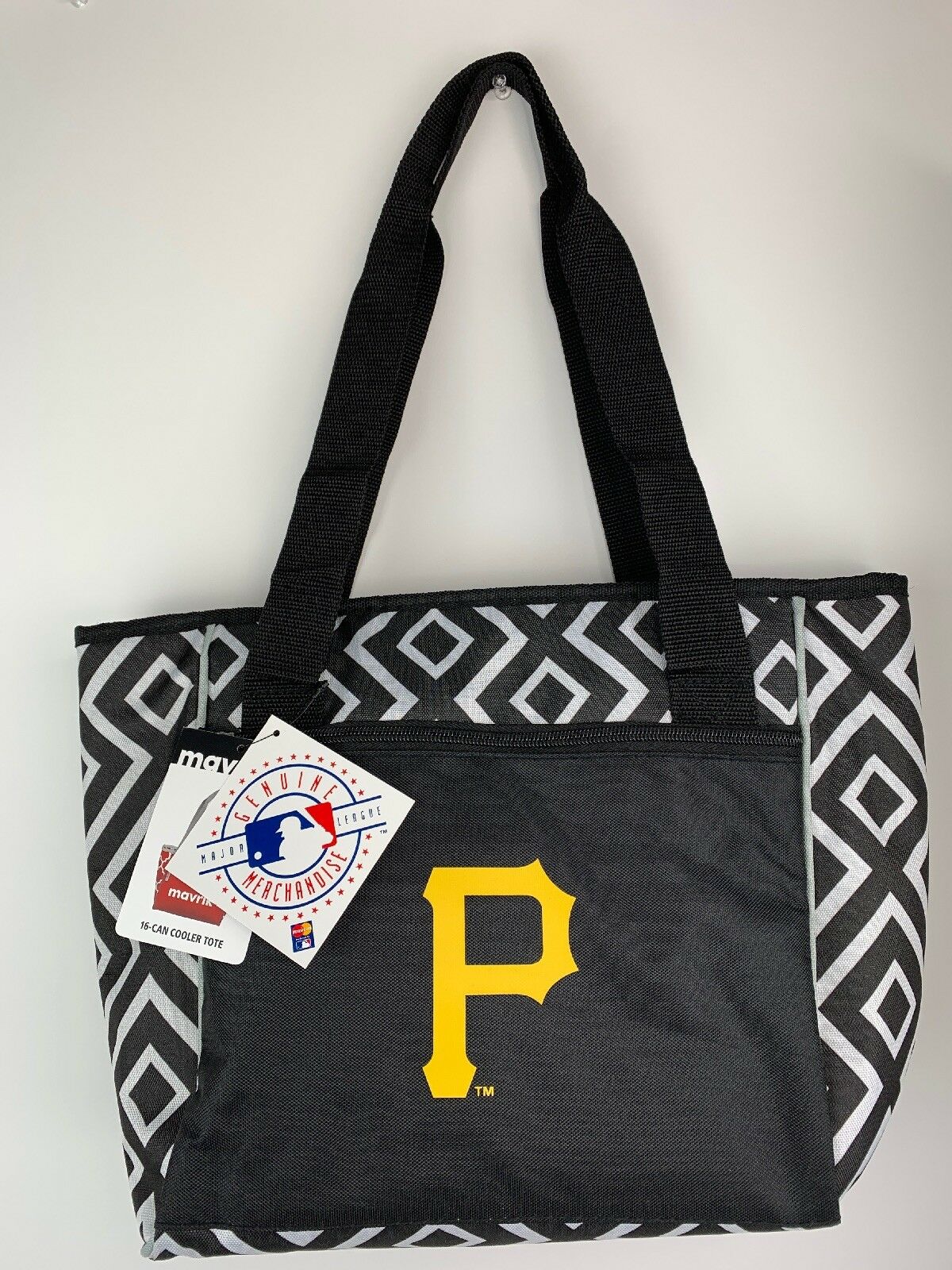 

NEW MLB Pittsburgh Pirates Mavrik 16 Can Cooler Tote Bag By Logo Brands MLBP