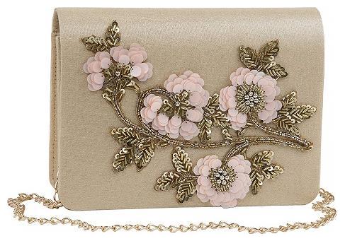 

NICHE Women Beige Silk Clutch