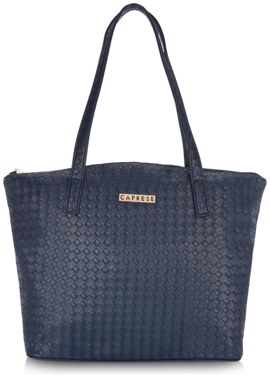 

CAPRESE Blue Faux Leather Shoulder Bag