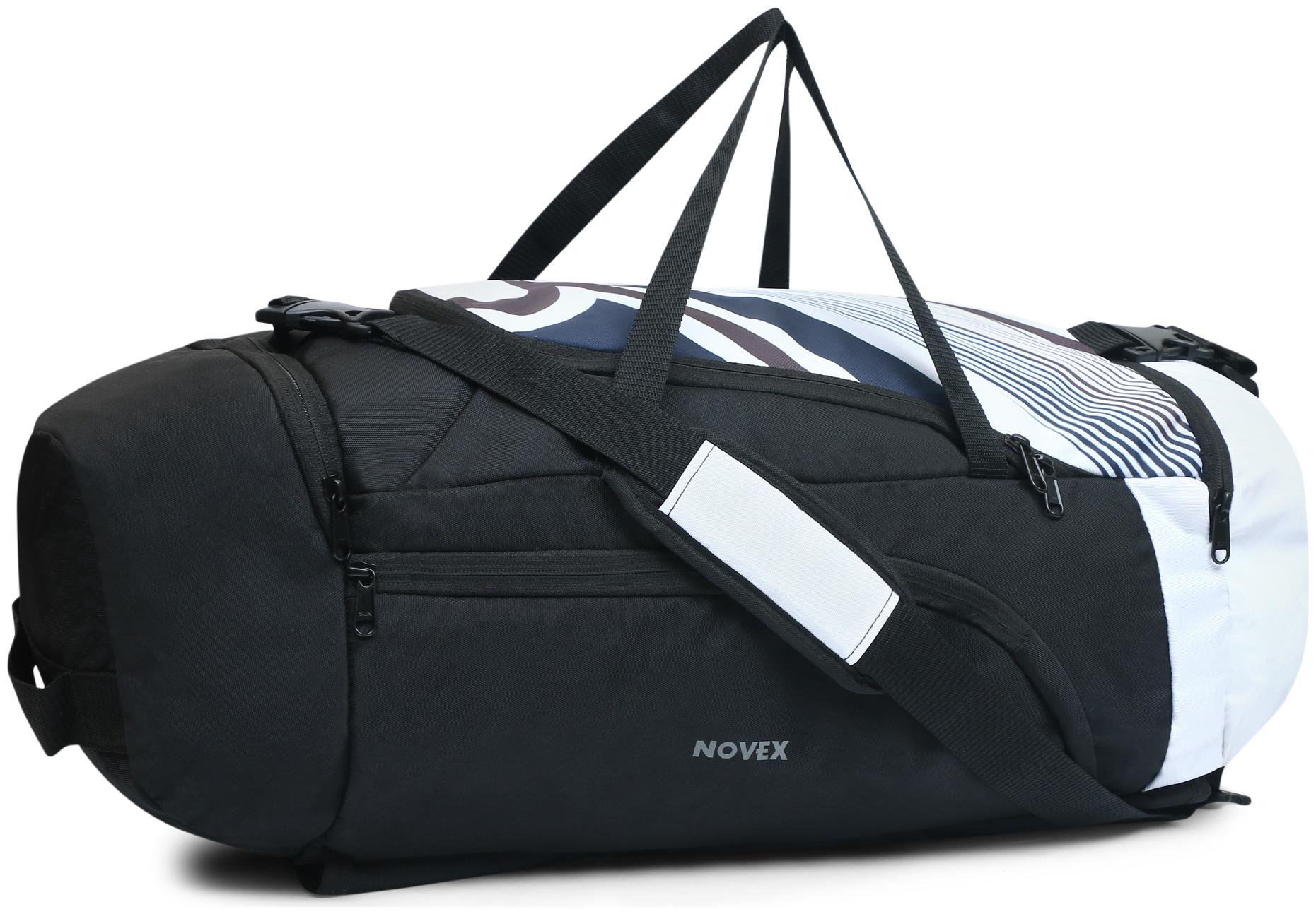 

Novex Fusion Travel Bag Cum Rucksack Hiking Bag Trekking Bag Rucksack Bag Travel Bag (Black)