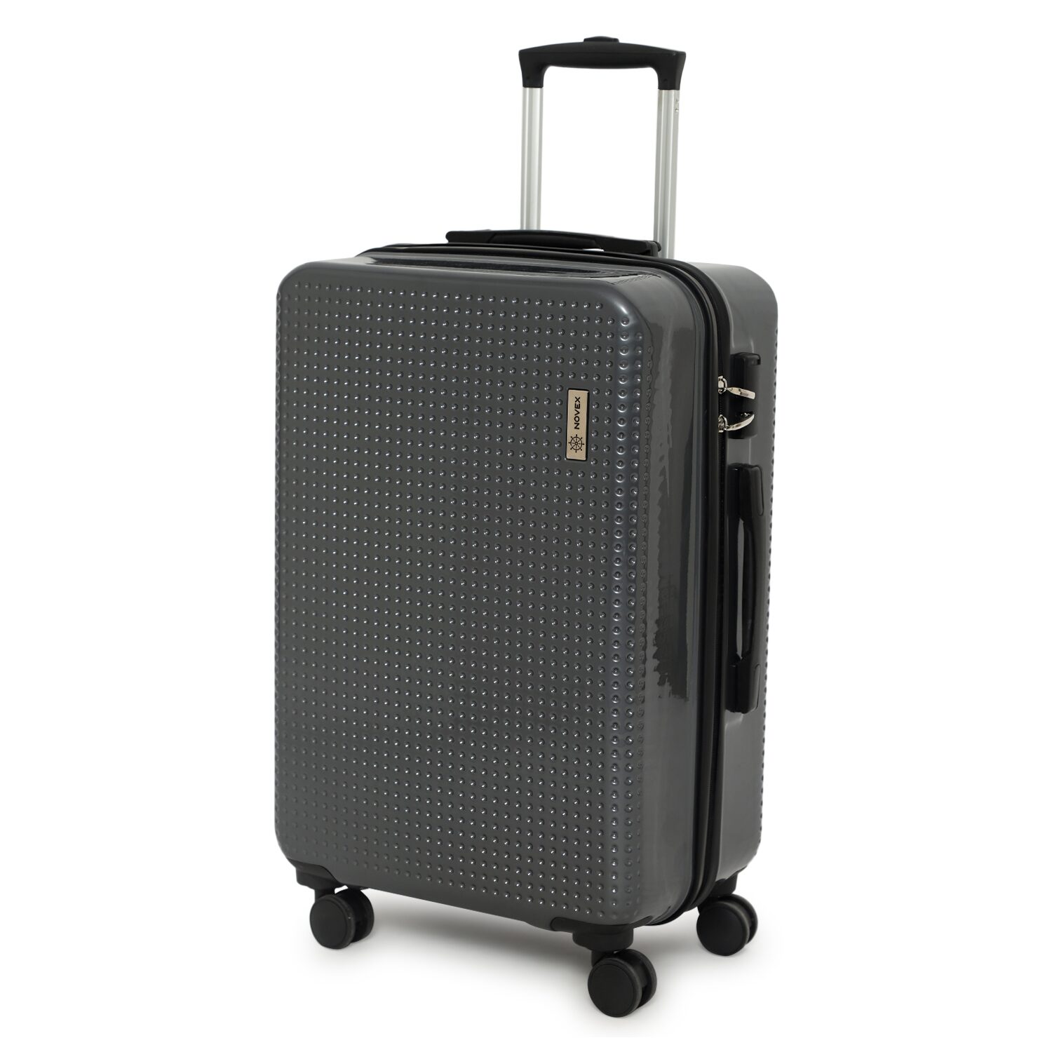 

Novex Rome Large Size Hard Luggage Bag ( Grey 4 Wheels )