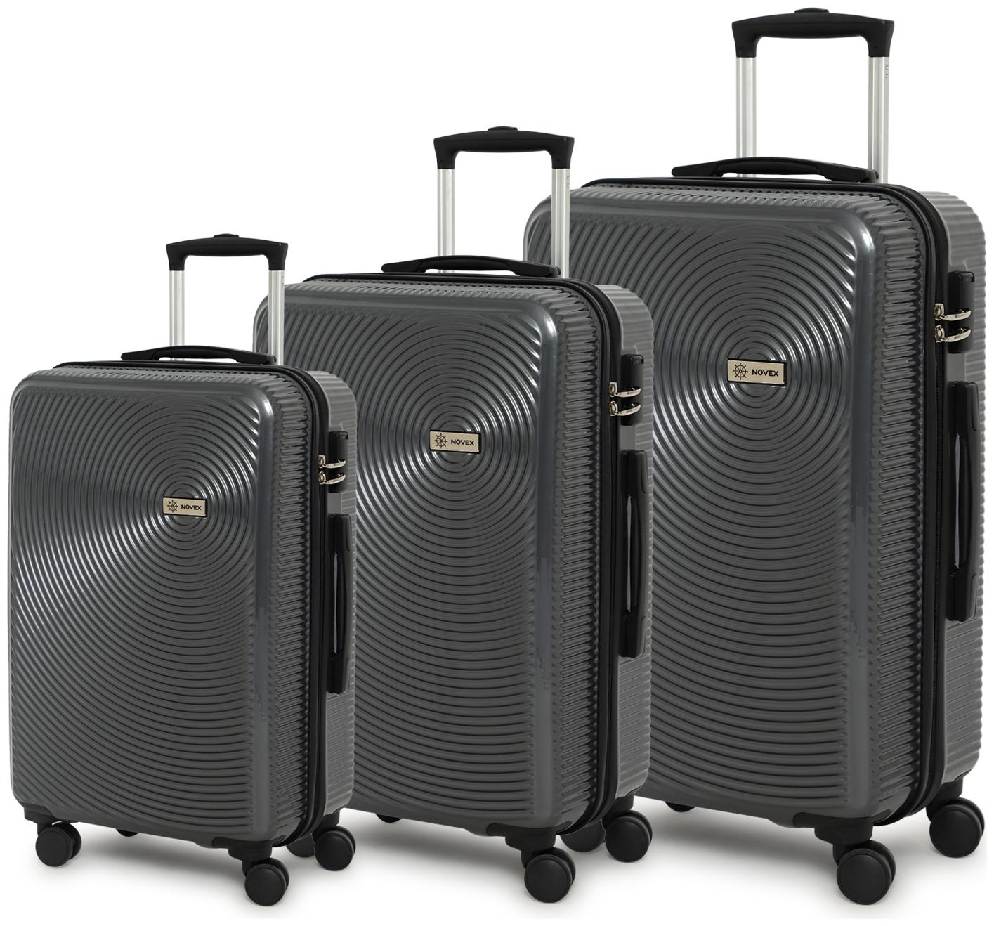 

Novex Cabin Medium Size Luggage Set ( Grey 4 Wheels )