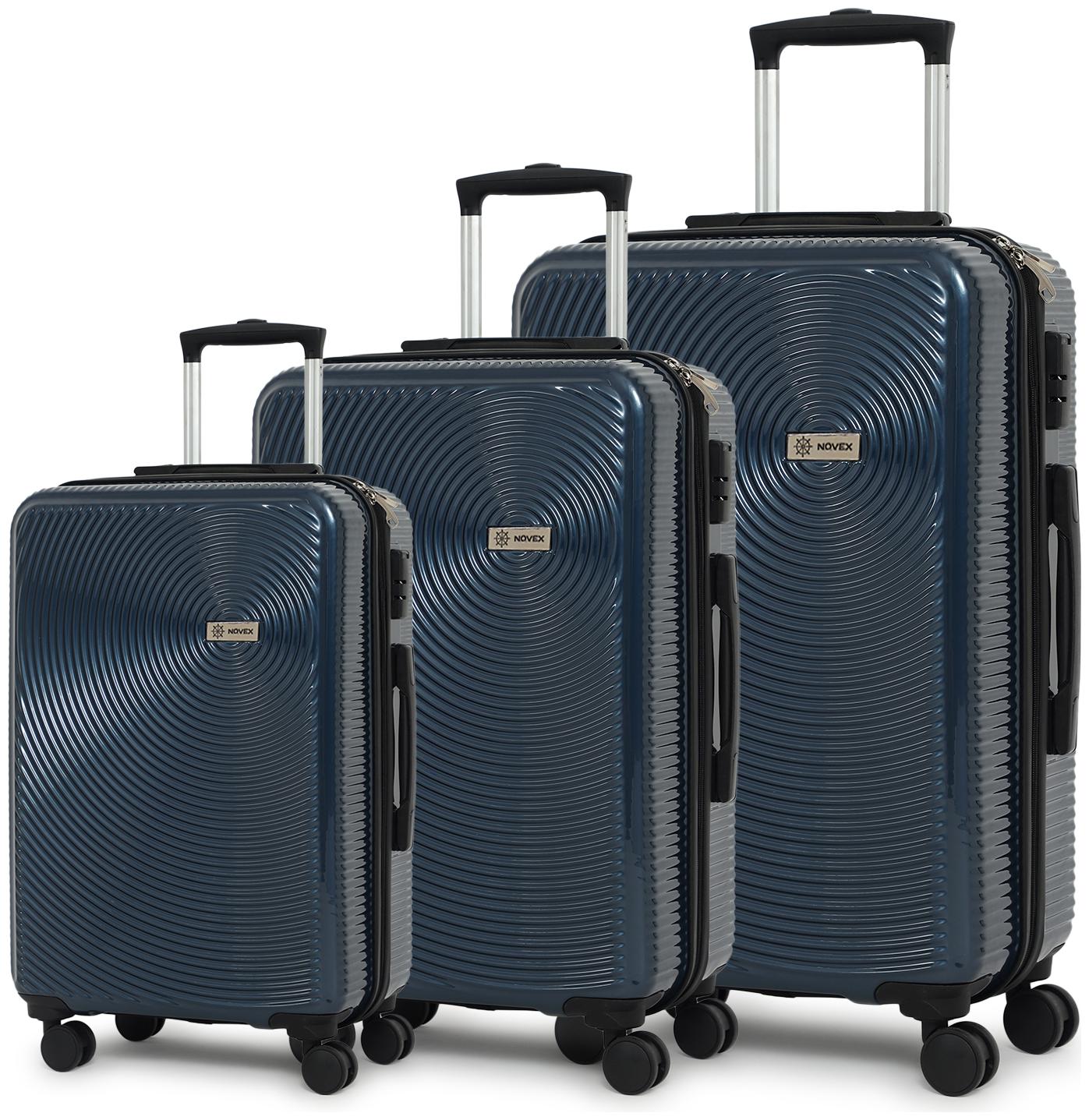 

Novex Cabin Medium Size Luggage Set ( Blue 4 Wheels )