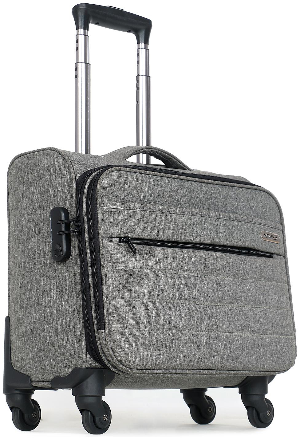 

Novex Overnighter Trolley Small Size Overnighters Bag ( Grey 4 Wheels )