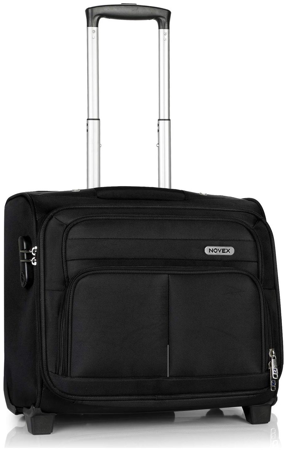 

Novex Overnighter Trolley Small Size Overnighters Bag ( Black 2 Wheels )