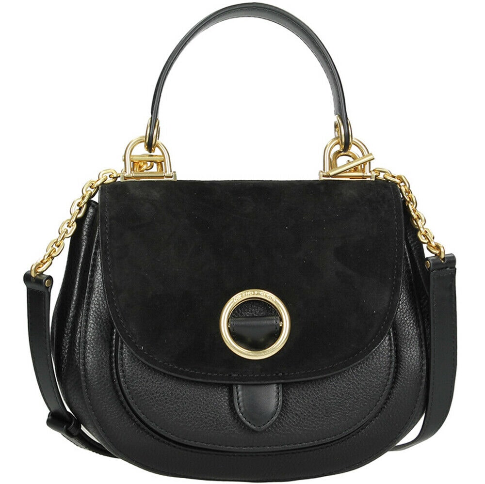 

NWT s Michael Kors Isadore Medium Suede Satchel in Black
