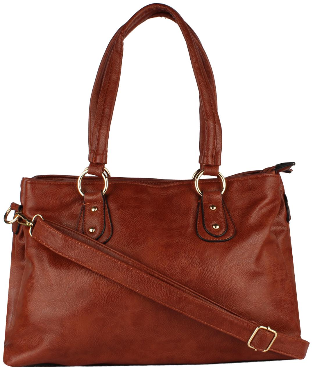 

Olive N Peach Tan PU Handheld Bag