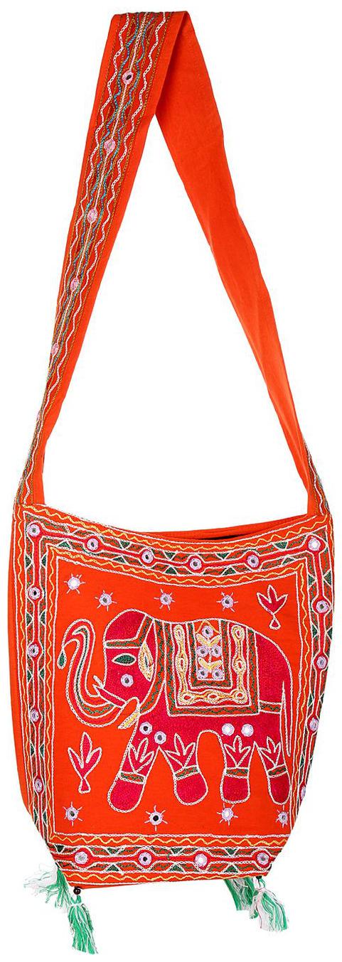 

Orange Ethnic Sling Bag Mirror Work Sling Bags Ethnic Style Cotton Sling Bags For Girls 15 X 7 X 15 Sling Bags For Women Girls Sling Bag By Rajrang