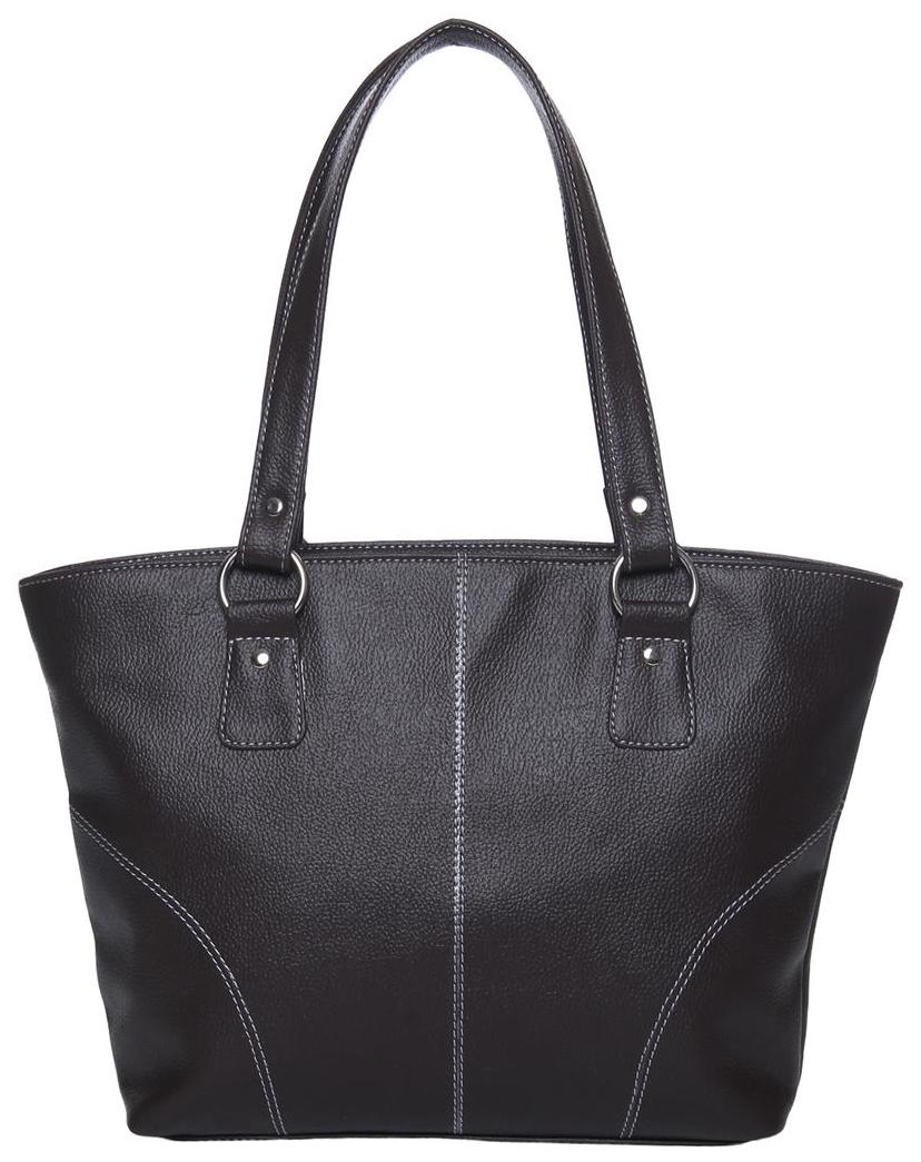 

Osaiz Brown Synthetic Handheld Bag