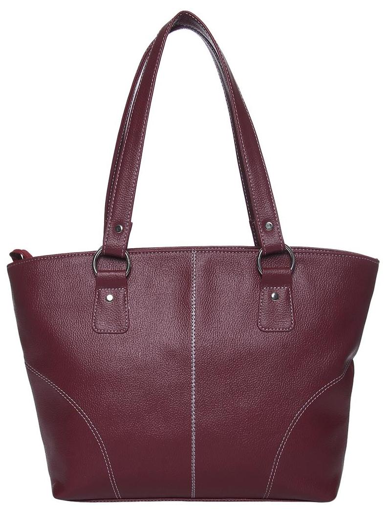 

Osaiz Maroon Synthetic Handheld Bag