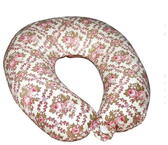 

Oscar Home U-Shaped Printed Flower Primrose Neck Travel Pillow -13x12 inch soft Cotton Fabric filling poly fiber for travelling