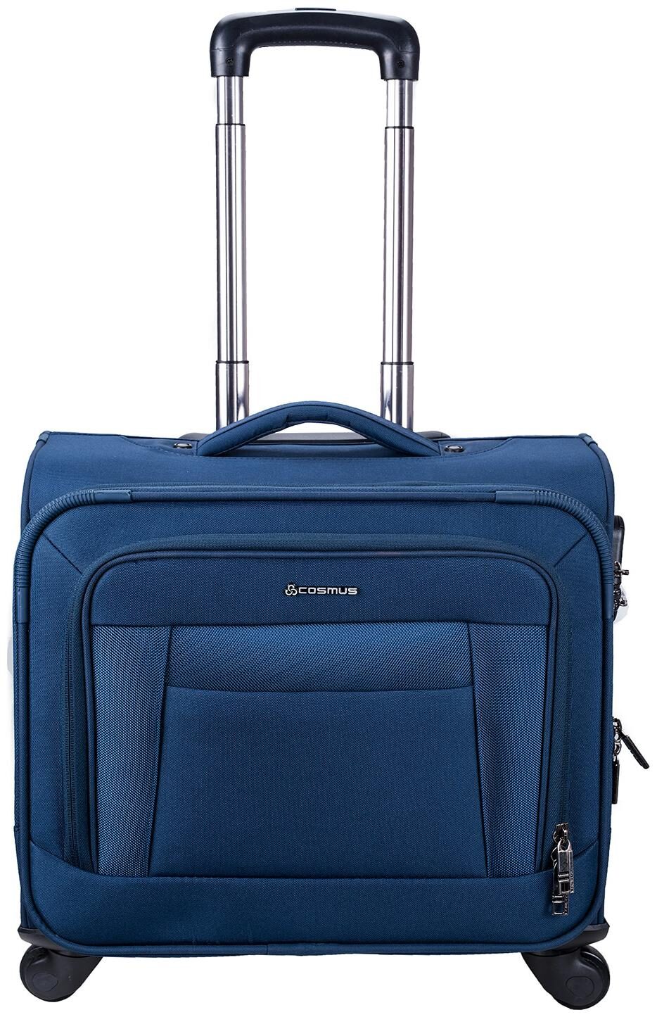 

Cosmus Medium Size Overnighters Bag ( Blue 4 Wheels )