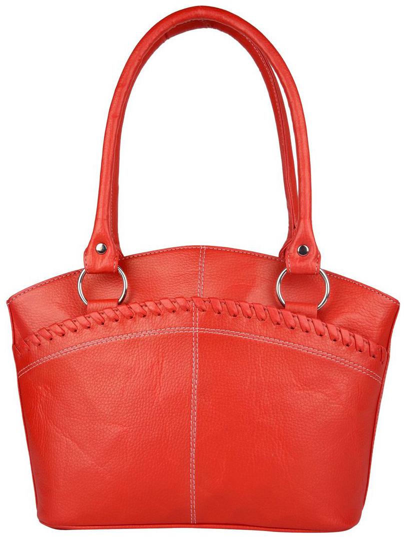 

P YFASHION Red Synthetic Handheld Bag