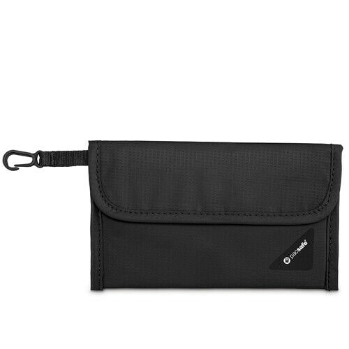 

Pacsafe Coversafe V50 -Black Rfid Blocking Passport Protector w Attachment Clip