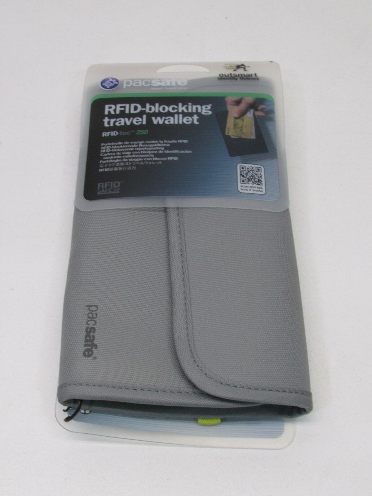 

Pacsafe RFID-tec 250 Ocean Blue Travel Wallet