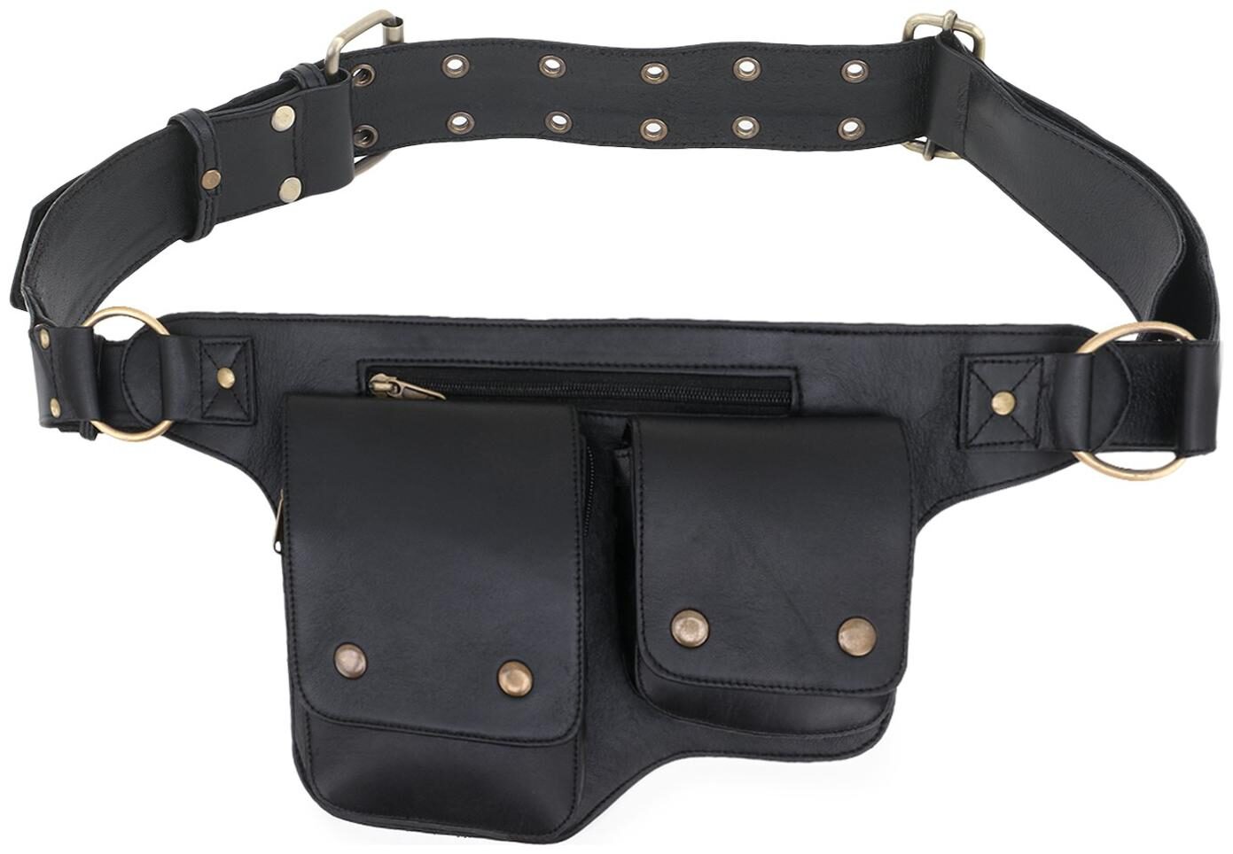 

Panashe Genuine Leather Wait Bag Utility Belt
