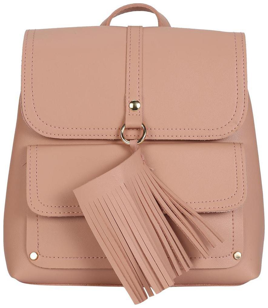 

People Beige PU Backpack