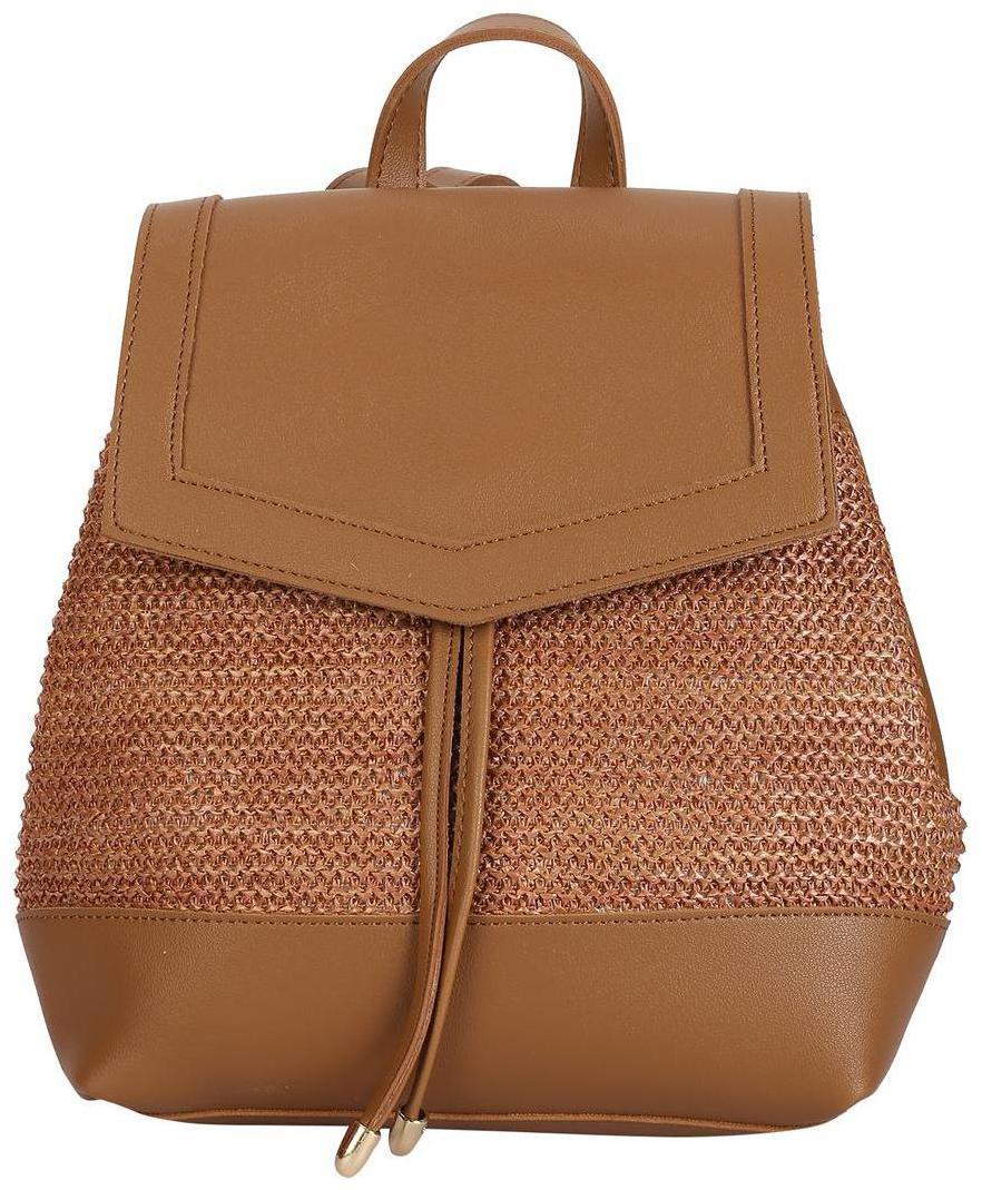 

People Brown PU Backpack