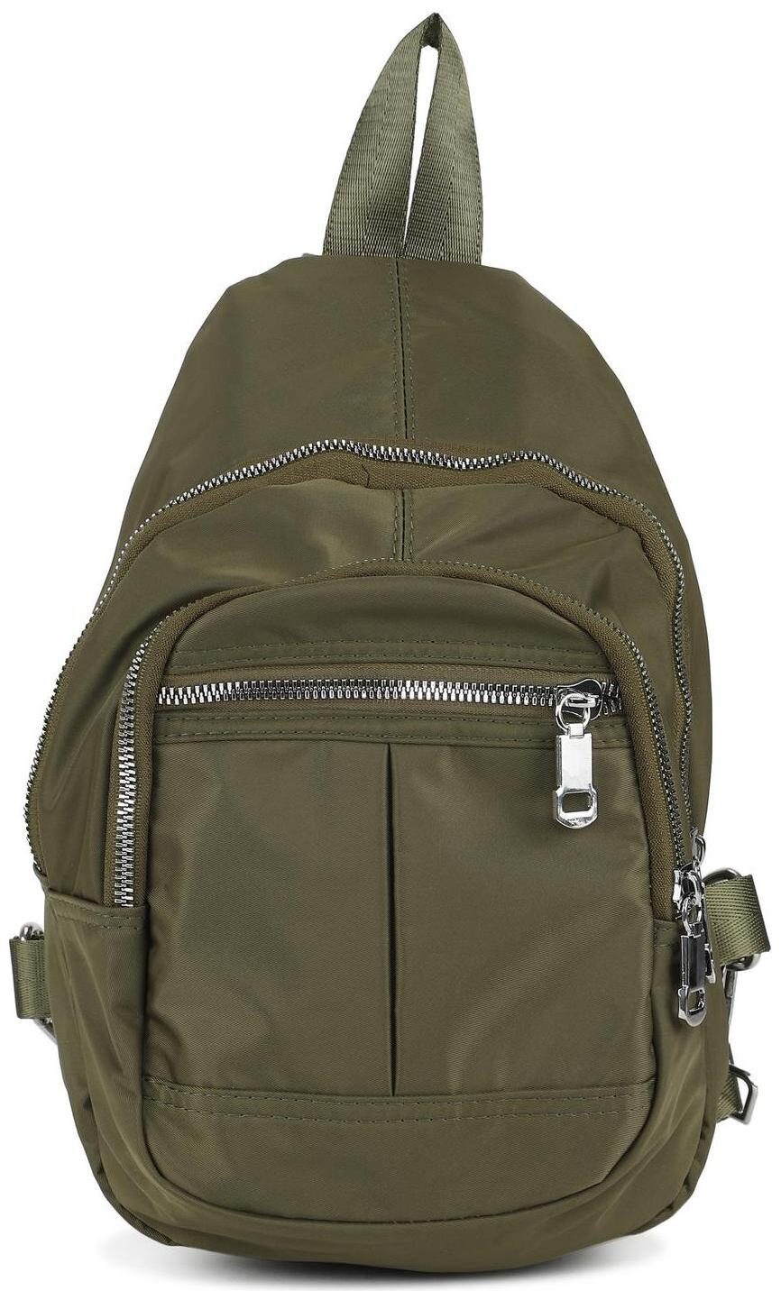 

People Green Nylon Backpack