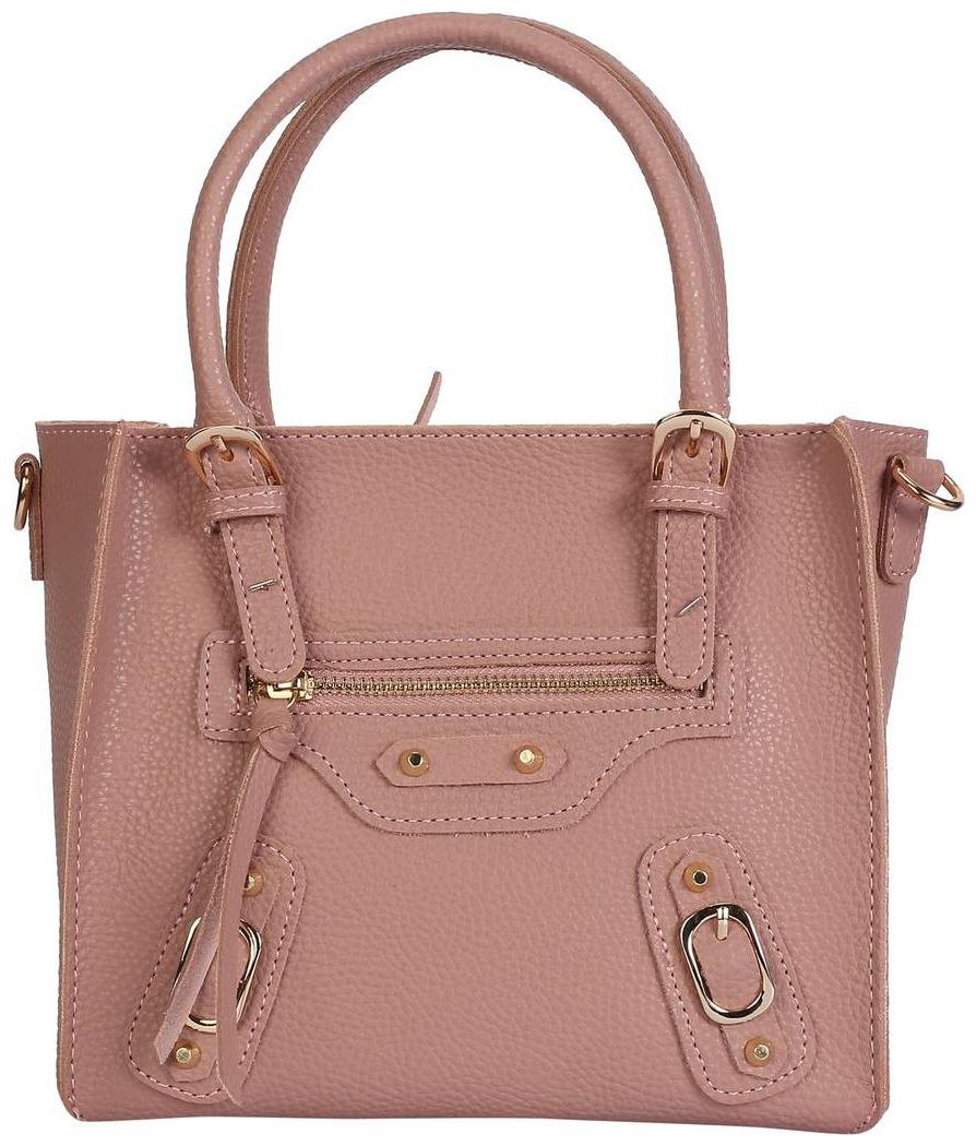 

People Pink PU Handheld Bag
