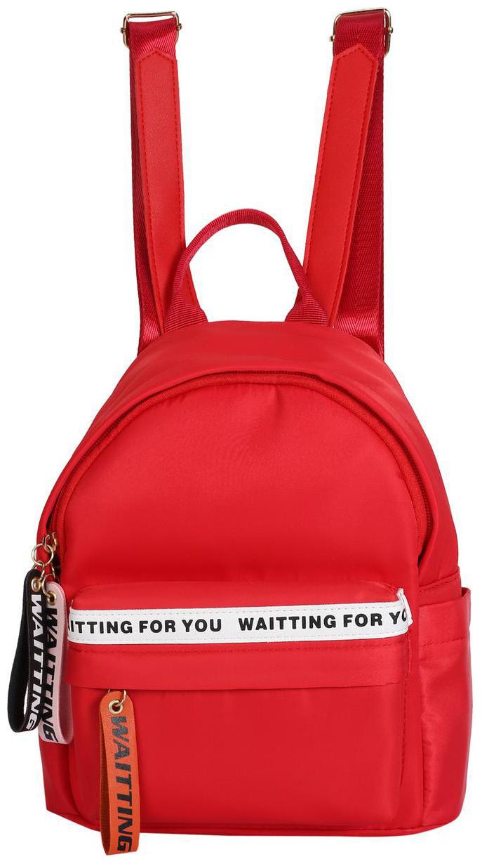 

People Red Nylon Backpack