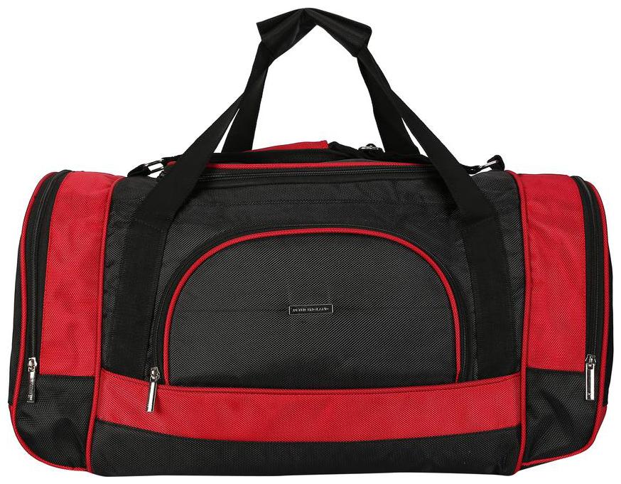 

Peter England Polyester Men Gym bag - Black