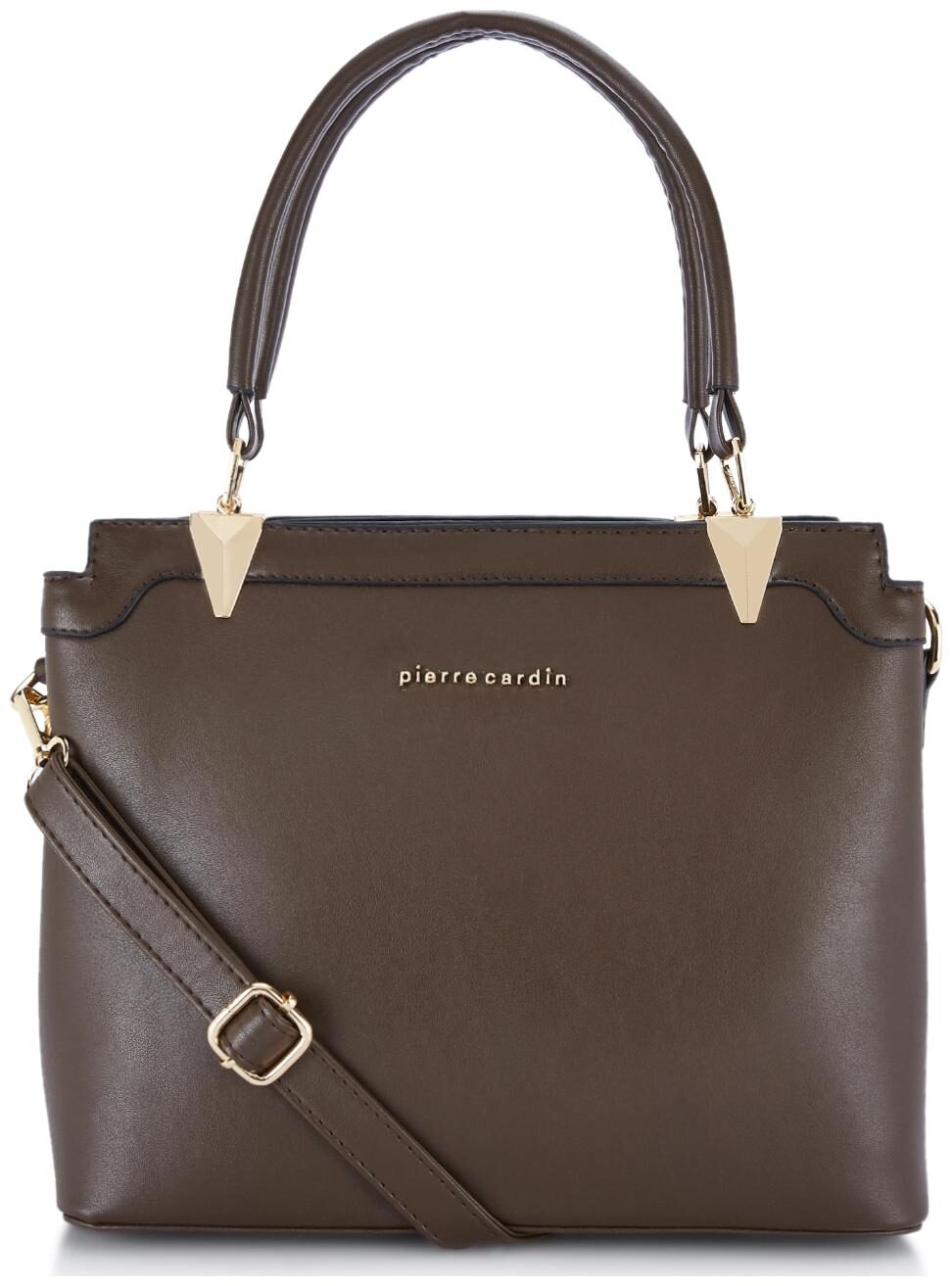 

Pierre Cardin Brown PU Satchel