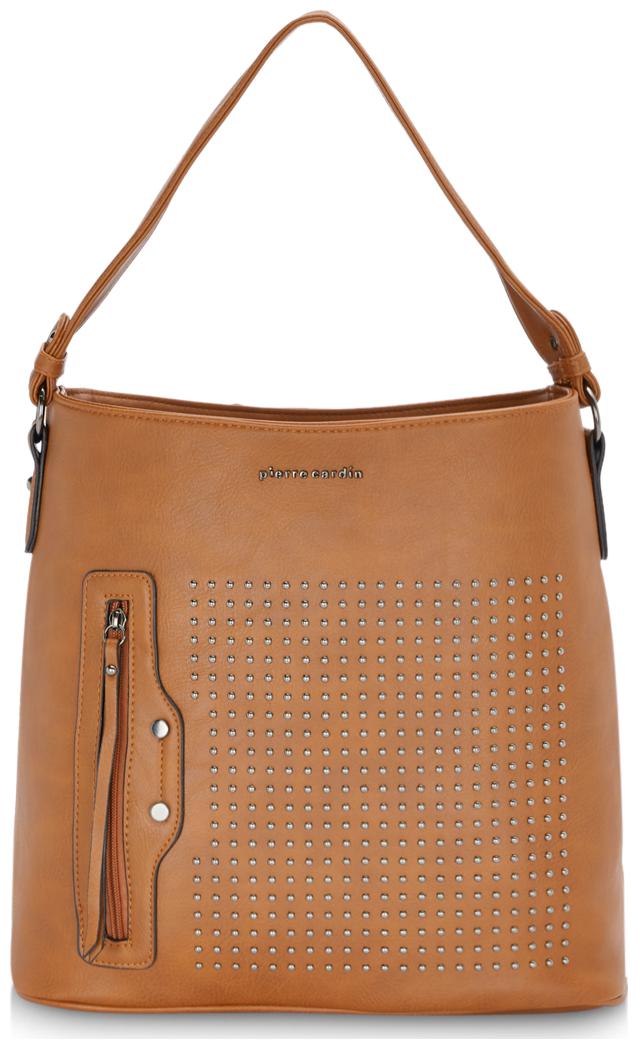 

Pierre Cardin Brown PU Hobo Bag