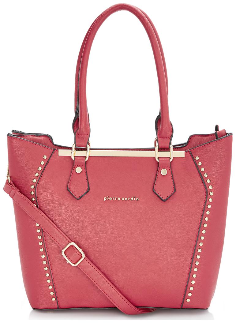 

Pierre Cardin Women Solid PU - Tote Bag Red