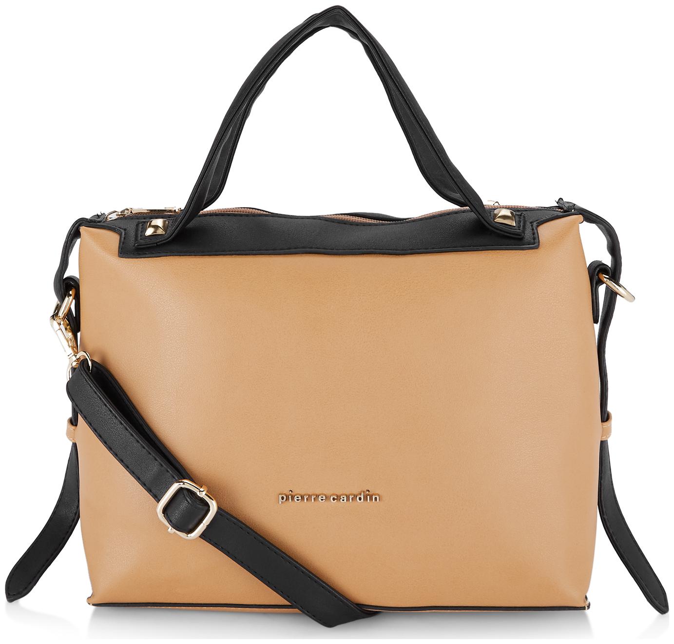 

Pierre Cardin Tan PU Satchel