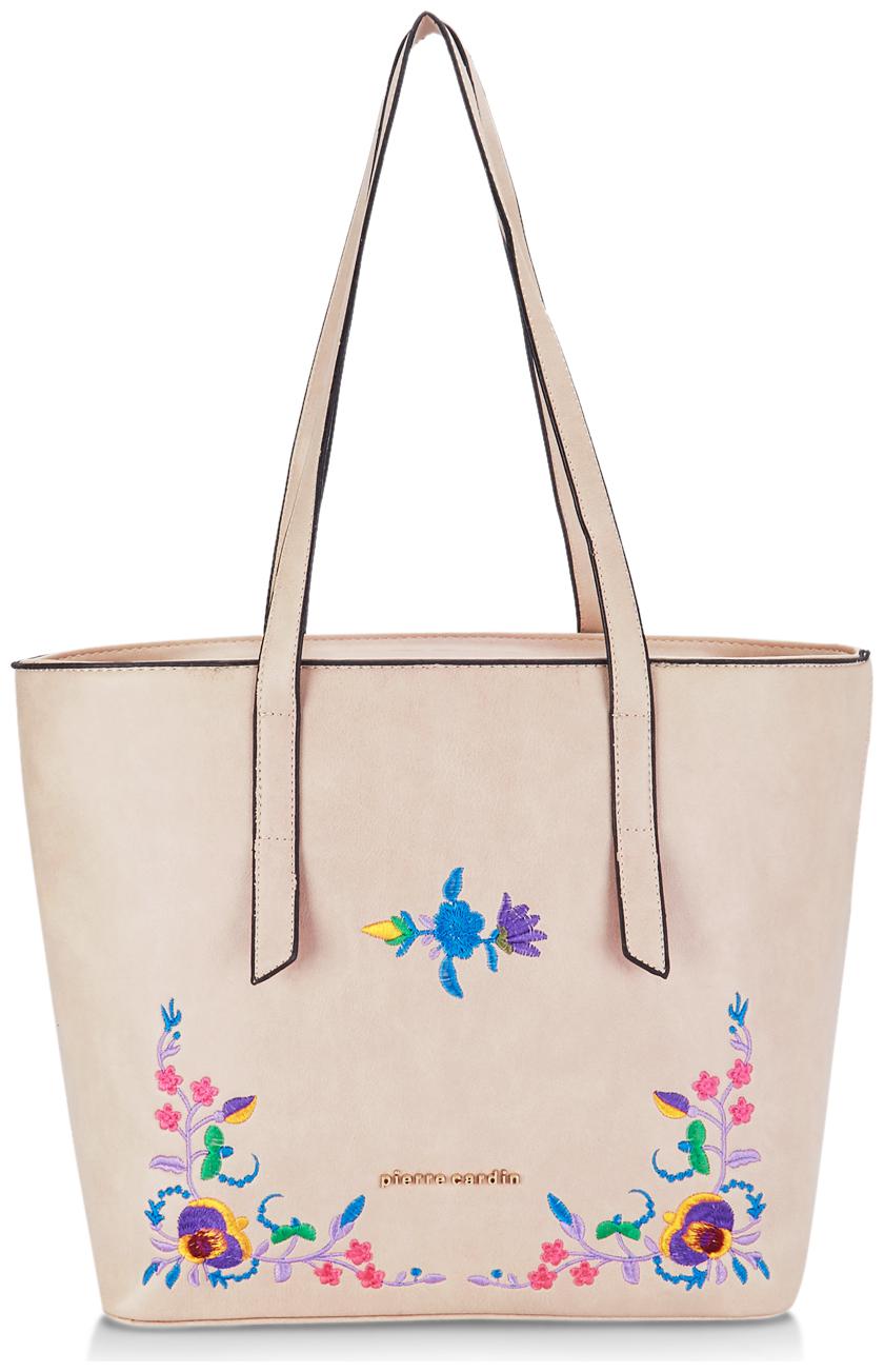 

Pierre Cardin Women Printed PU - Tote Bag Pink