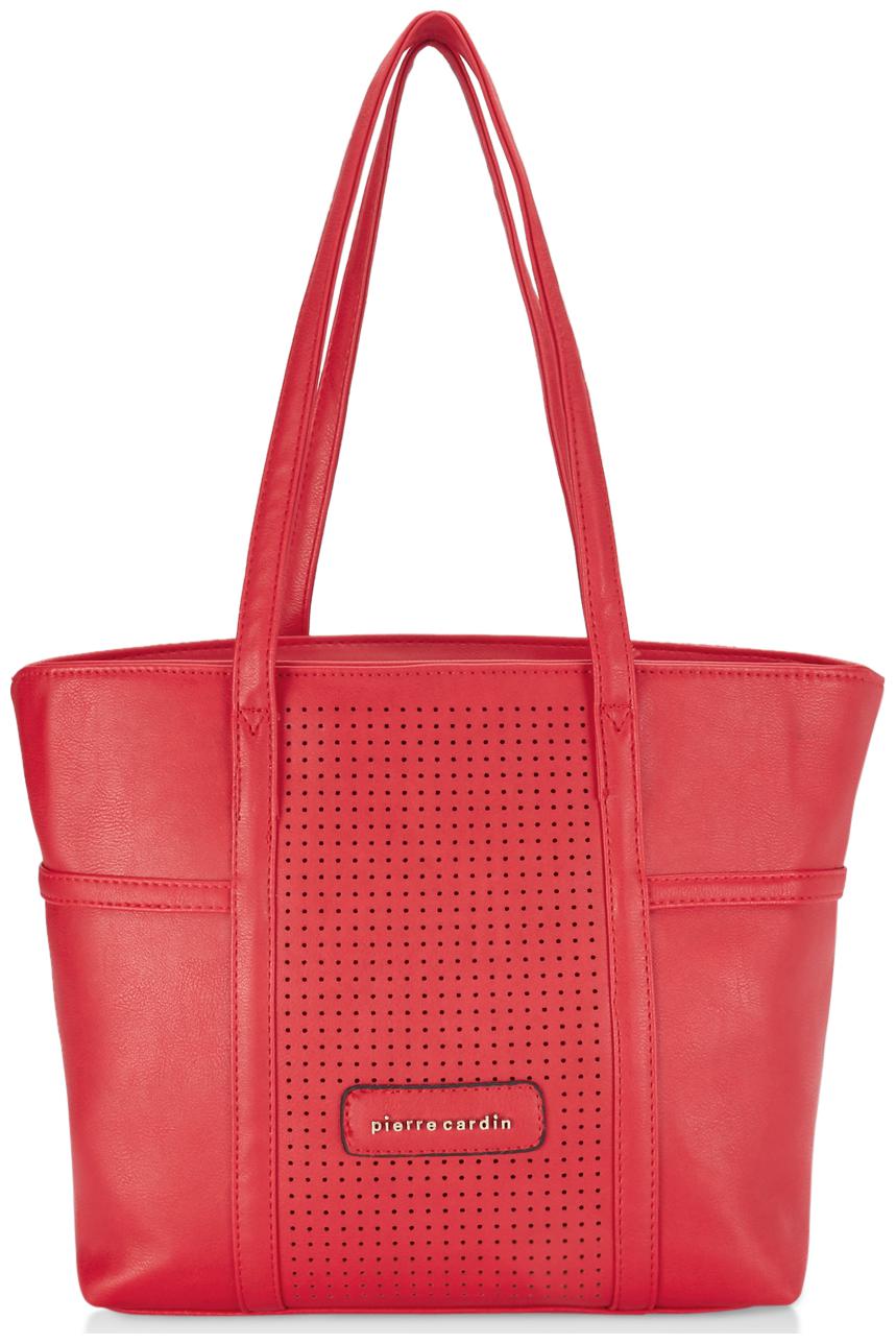 

Pierre Cardin Women Solid PU - Tote Bag Red