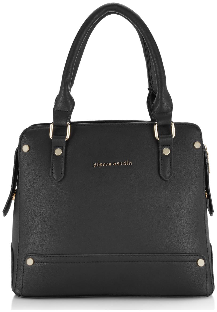 

Pierre Cardin Black PU Satchel