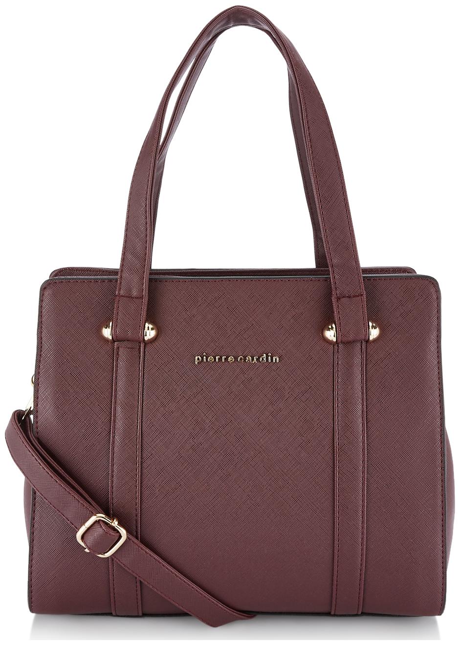 

Pierre Cardin Brown PU Satchel