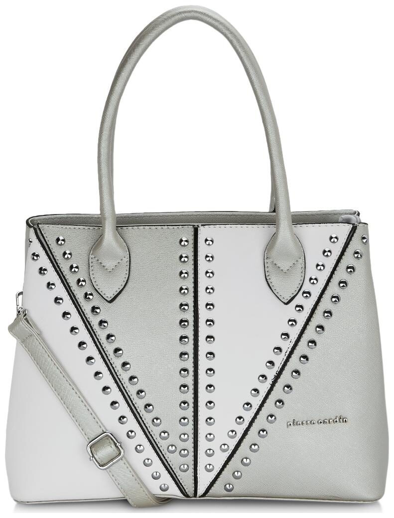 

Pierre Cardin Grey PU Satchel