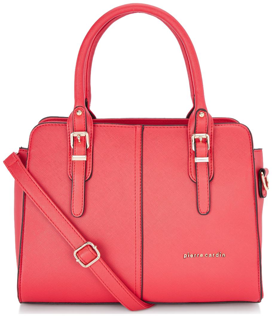 

Pierre Cardin Red PU Satchel